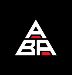 Aba Triangle Letter Logo Design