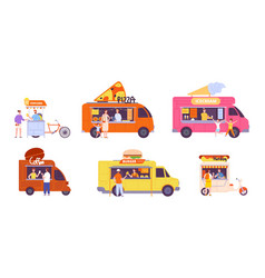 Food Truck Sellers Foodtruck Vendors Takeaway