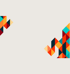 Colorful Geometric Triangle Background