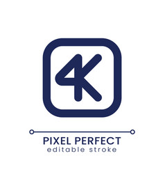 4k Resolution Pixel Perfect Linear Ui Icon