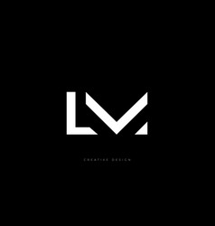 L M Minimal Letter Creative Design Concept