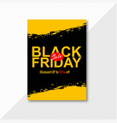 Modern Black Friday Sale Brochure Design