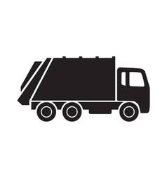 Garbage Truck Silhouette