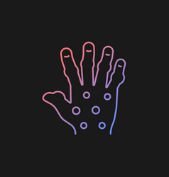 Psoriatic Arthritis Gradient Icon For Dark Theme