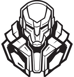 Cyber Samurai Sentinel Mech Warrior Emblem Macha