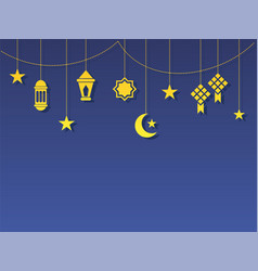 Ramadan And Eid Mubarak Banner