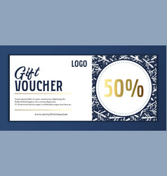 Christmas Gift Voucher Template Discount Gift