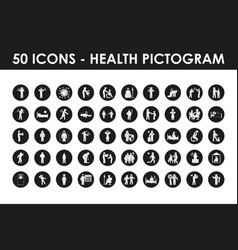 Health And Covid19 19 Preventions Icon Set Block