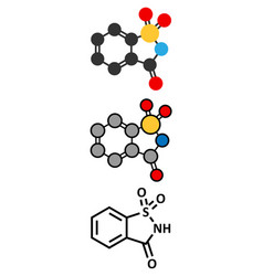 Saccharin Artificial Sweetener Molecule Sugar