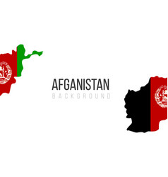 Afganistan Flag Map Background Flag