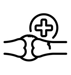 Medical Bone Care Icon Outline Style