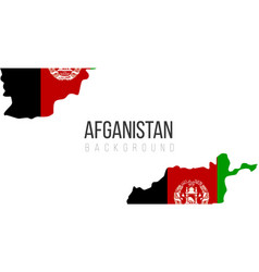 Afganistan Flag Map Background Flag