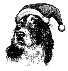 Christmas English Setter Dog