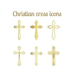 Golden Christian Cross