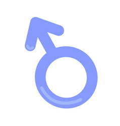 Blue Male Gender Symbol Icon