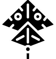 Japanese Kite Glyph Icon