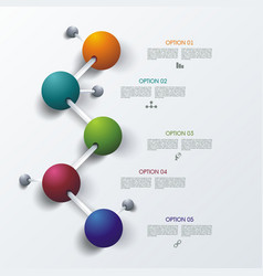 Business Infographics circle style Royalty Free Vector Image