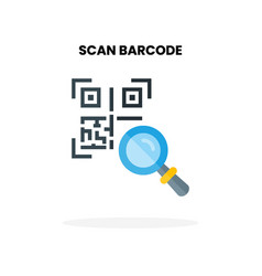 Barcode Scan Flat Icon