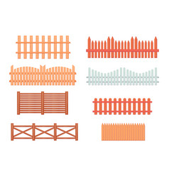 Vintage Wooden Fences Set