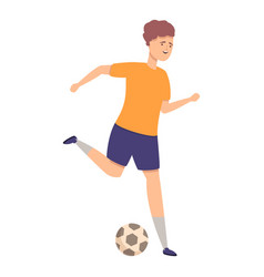 Play Soccer Icon Cartoon Sport Exercise