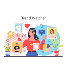 Trend Watcher Concept Specialist In Tracking