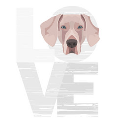 Love Weimaraner