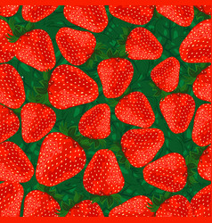 Seamless Pattern Strawberries