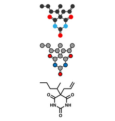 Secobarbital Barbiturate Sedative Molecule