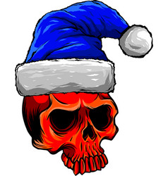 Skull Santa Scary Christmas Skull