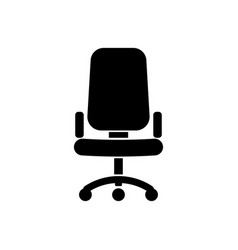 Office Chair Icon Isolated On White Background