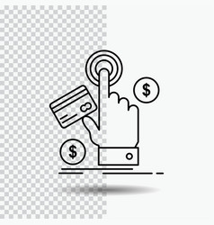 Ppc Click Pay Payment Web Line Icon