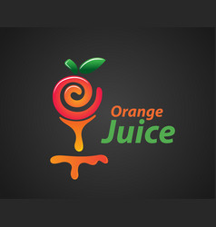 Swirl Twist Orange Fruit Drop Extract Sari Logo