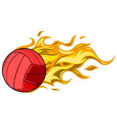 Flying Fire Volley Ball