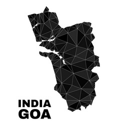 Polygonal Goa State Map