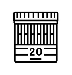 Panel 20 Drug Test Line Icon