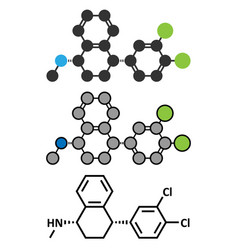 Sertraline Antidepressant Drug Molecule