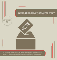 International Day Of Democracy