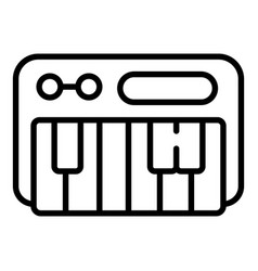 Producer Synthesizer Icon Outline Dj Music