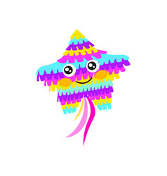 Cute Pinata Star Cartoon Character