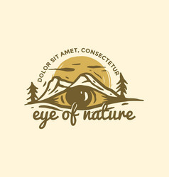 Eye Nature Drawing