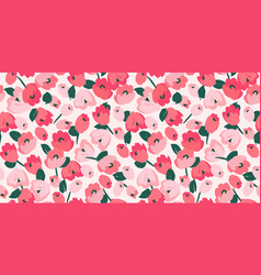 Floral Seamless Pattern Design For Paper