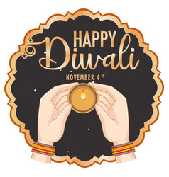 Happy Diwali Day Logo Design