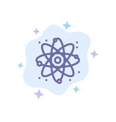 Physics React Science Blue Icon On Abstract Cloud