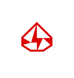 Electric Diamond Logo Red