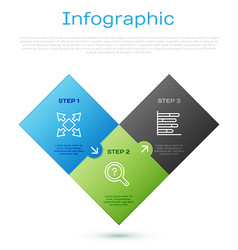 Set Line Many Ways Directional Arrow Pie Chart