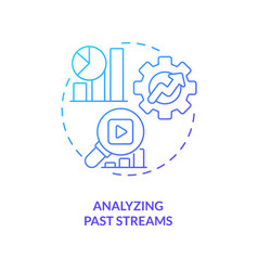 Analyzing Streaming Data Blue Gradient Concept