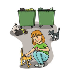 Microbes On Homeless Animals A Girl Pets