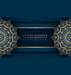 Decorative Trendy Blue Mandala Background