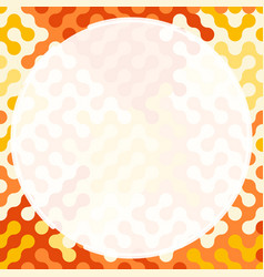 Round Frame On Background Of Abstract Geometric