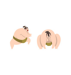 Sumo Wrestler As Japanese Martial Arts Fighter